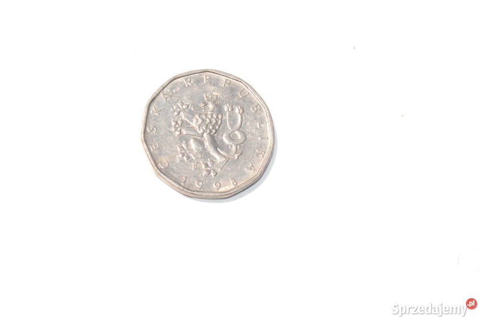 Stara moneta 2 korony Czeskie 1998 antyk unikat Kolekcje Cieszyn