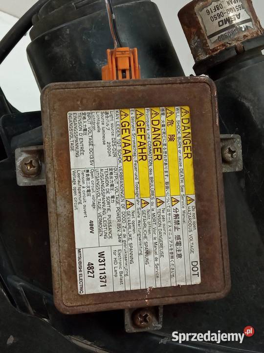 LAMPA PRZÓD LEWA XENON EU BK Mazda 3 I 20032009