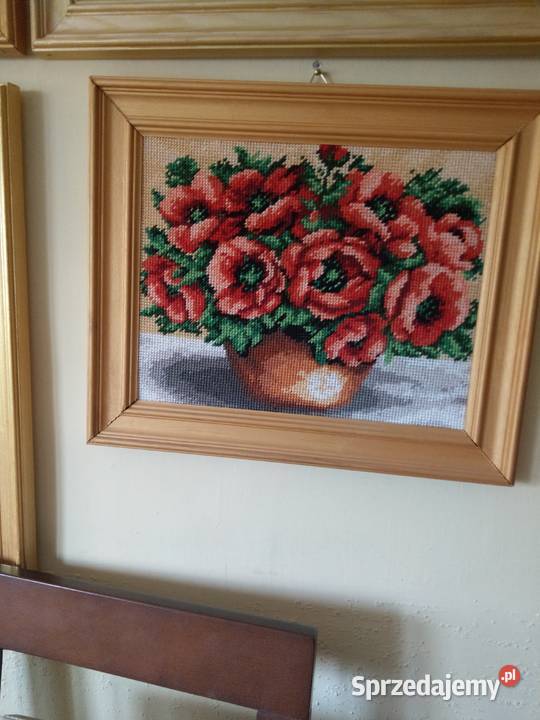 OBRAZ HAFTOWANY W RAMIE inny kolor śląskie Częstochowa
