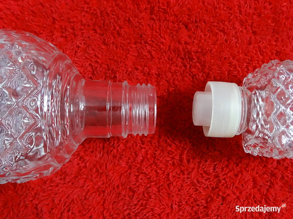 STYLOWA KARAFKA VINTAGE GRUBE SZKŁO RETRO Biłgoraj