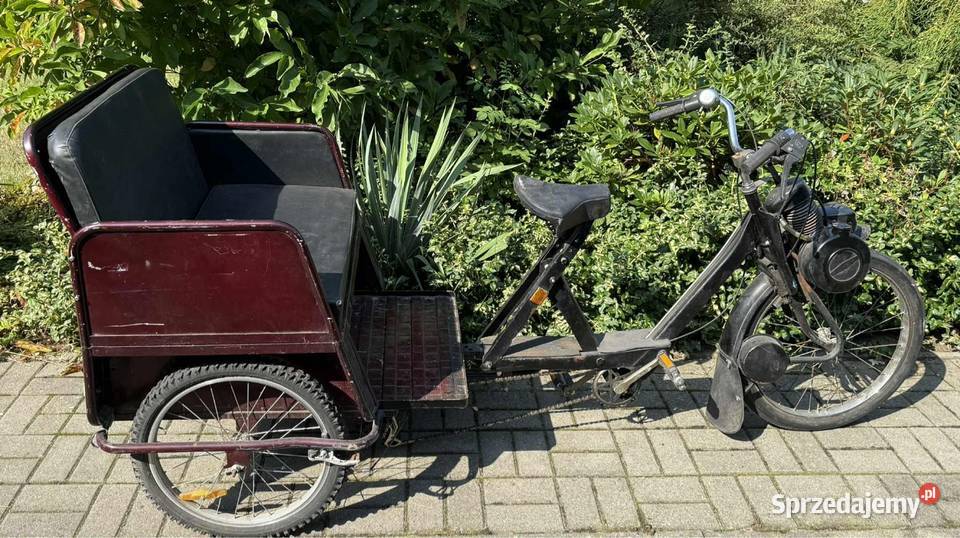 Riksza rower spalinowy silnik solex sprawny Chełm sprzedam