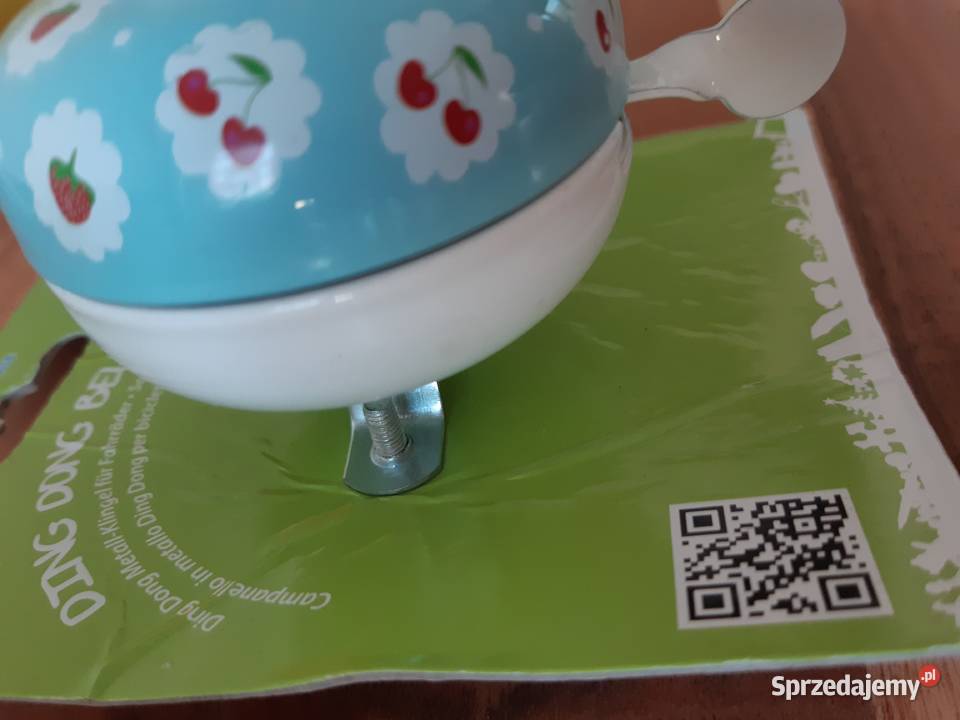 Dzwonek rowerowy Ding Dong z motywem wisienek Warszawa