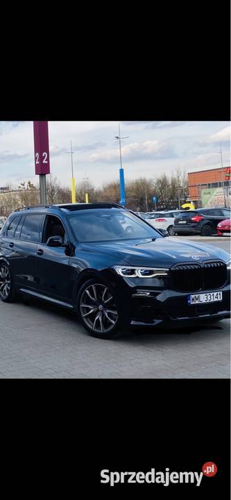 Bmw X7 M50i elektrycznie ustawiane fotele Łódź sprzedam