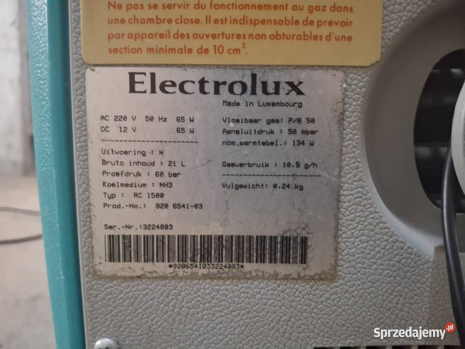 LODOWKA TURYSTYCZNA 12 V 230 V GAZ