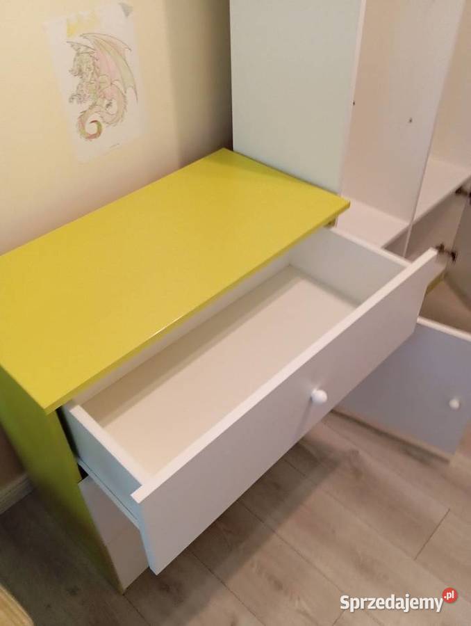 Meble dziecięce z serii Baby dreams z zielonymi mazowieckie Płock