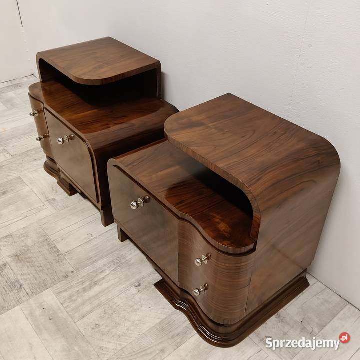 szafki design vintage Art Deco nocne nakastliki Radomsko