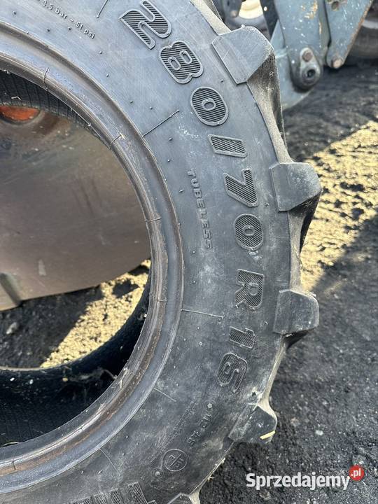 Sprzedam opony rolnicze 28070R16 nowe Zamość sprzedam