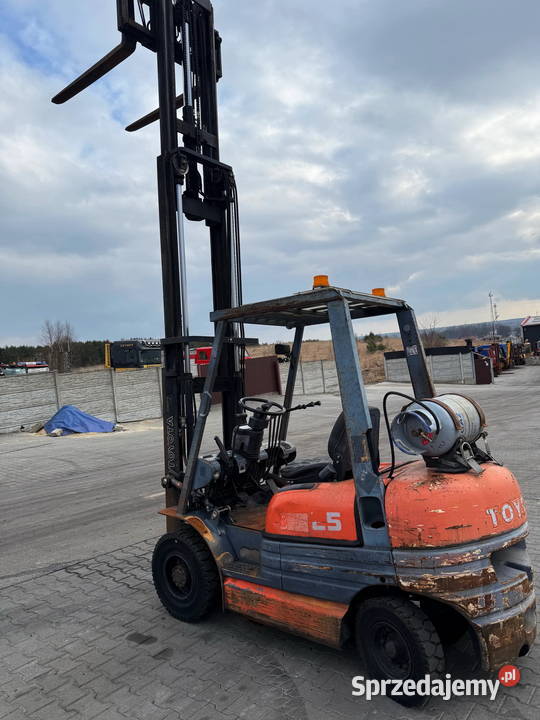 wózek widłowy TOYOTA 6FGF25 LPG Triplex 430m Działoszyn