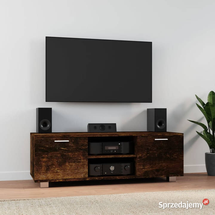 Szafka pod telewizor przydymiony dąb 120x405x35 Warszawa sprzedam