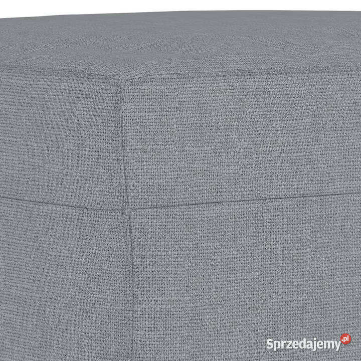 3osobowa sofa z podnóżkiem jasnoszara 180 Meble sprzedam