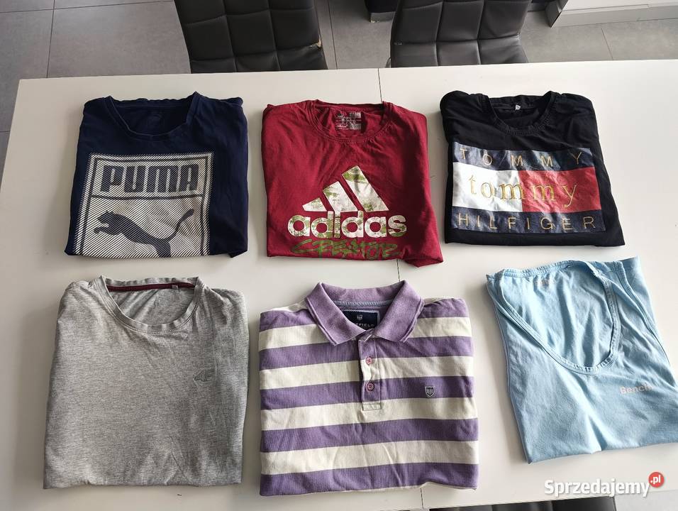 Koszulki męskie xl adidas puma itp Odzież i bielizna męska Paleśnica sprzedam