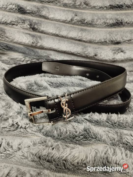 Nowy czarny pasek Saint Laurent długość 100 sprzedam