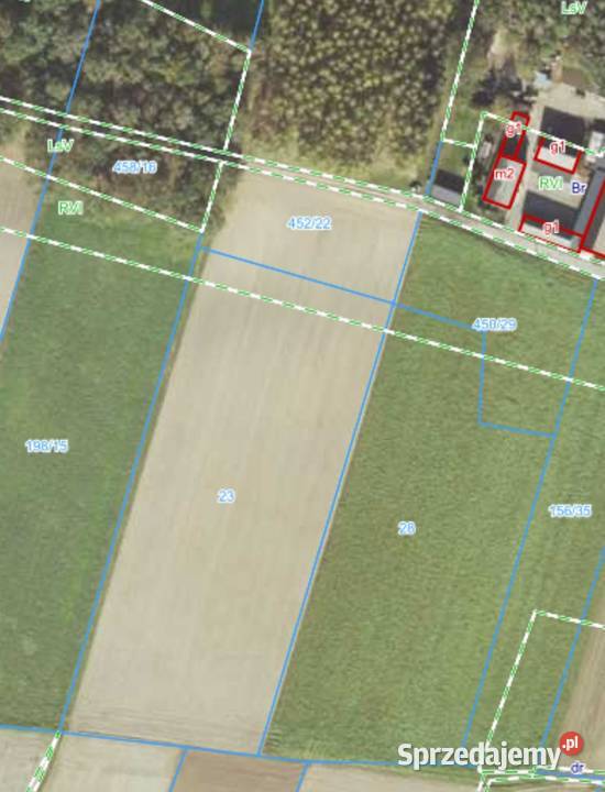 Piękna duża działka budowlana 21ar Bażany Polna Sprzedaż