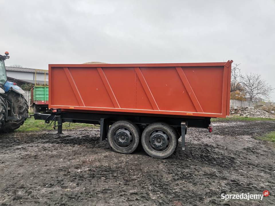 Przyczepa tandem wywrotka zarejestrowana Wieluń