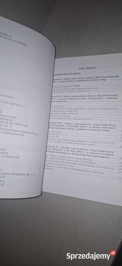 Książka Prawo Podatkowe 2011 Idealna jako Konin sprzedam