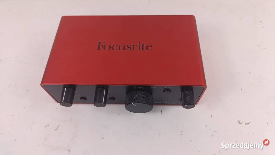 Interfejs audio Focusrite Scarlett Solo 4th Gen Katowice