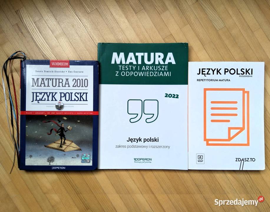 J POLSKI MATURA repetytorium vademecum testy kompendium, repetytorium, opracowanie mazowieckie Warszawa