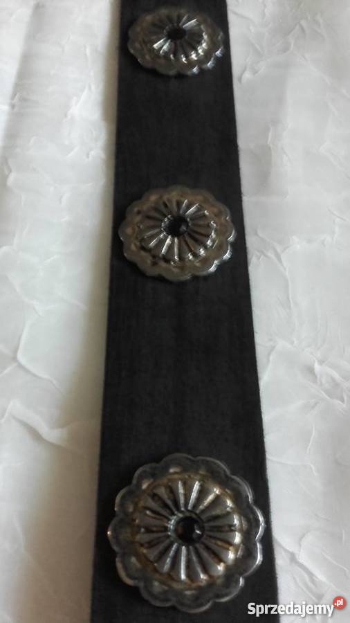 WŁOSKI CZARNY PASEK ZE SKÓRY NATURALNEJ Piła