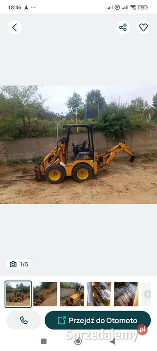 Jcb mini koparko ładowarka 1cx jcb 4x4 bobcat Krzeszowice