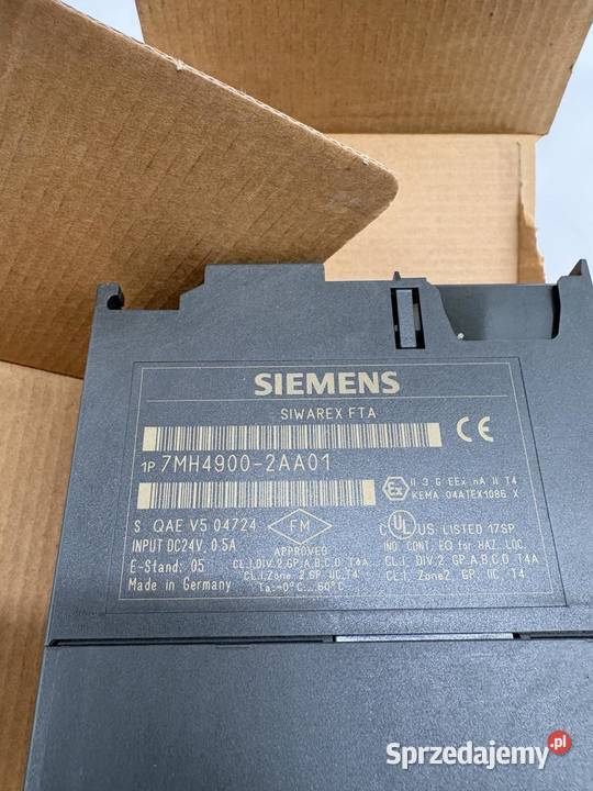 Siemens 7MH49002AA01 Moduł wagowy SIWAREX FTA mazowieckie Warszawa sprzedam