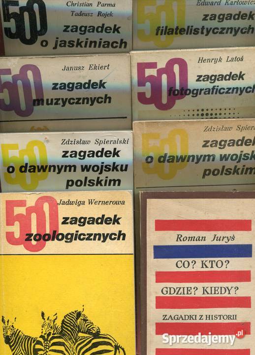 Seria 500 zagadek Zestaw 17 książek zachodniopomorskie Szczecin sprzedam