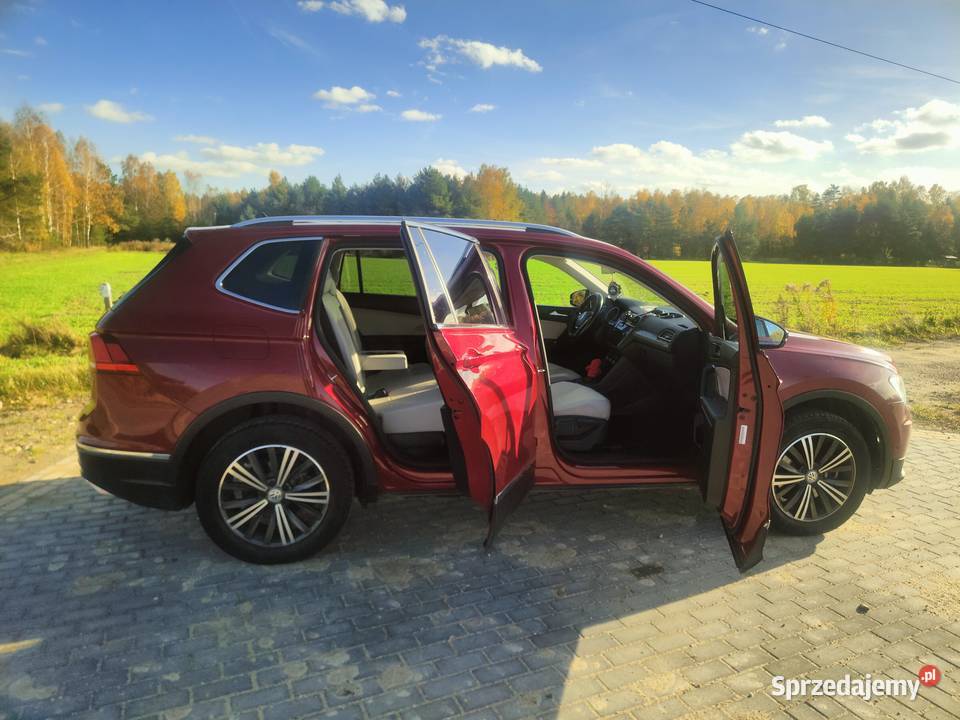 Volkswagen Tiguan Allspace 20 TSI 2018 kamera cofania łódzkie