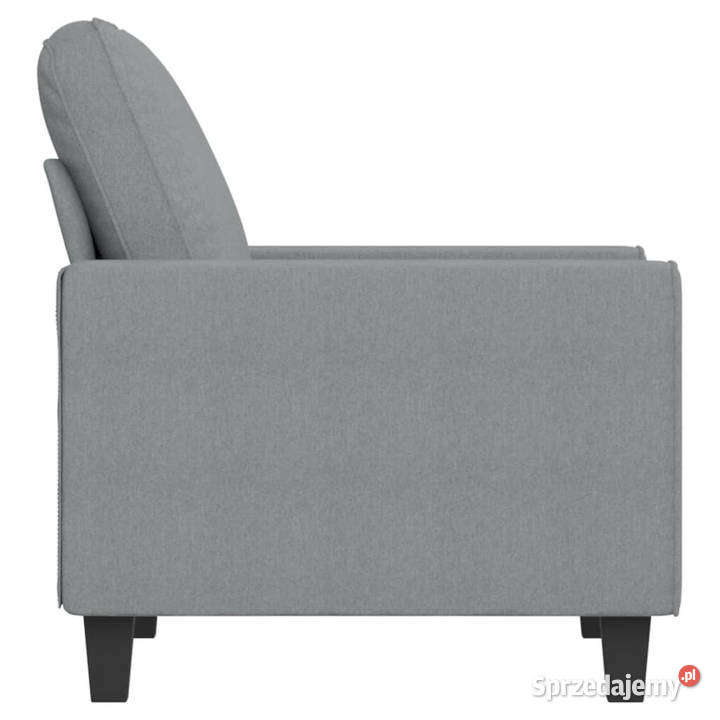 Fotel jasnoszary 60 obity tkaniną WM359375 Warszawa