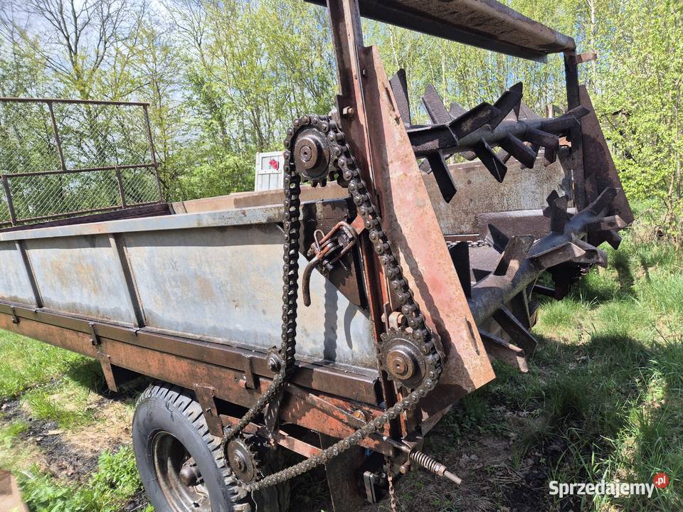 Rozrzutnik jednoosiowy 35t Agromet Warfama nieuszkodzony Rozrzutniki obornika małopolskie Bucze