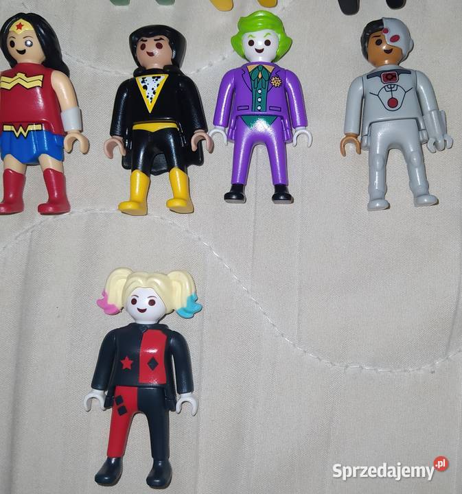 Figurki Playmobil DC 15 sztuk Figurki Gdańsk sprzedam