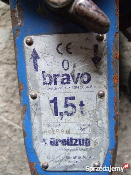 Rukcugi knary wciągniki 15 t Jelenia Góra