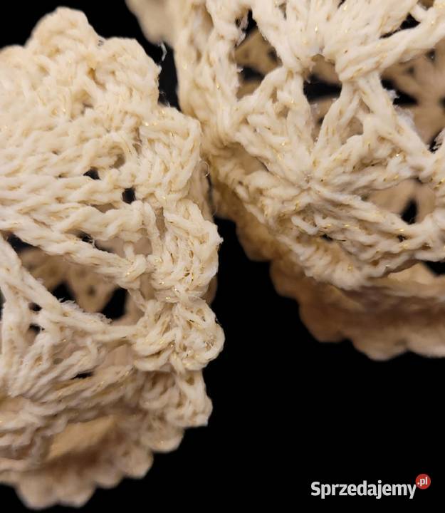 Bombki choinkowe serduszka ręcznie wykonane w Krzywaczka