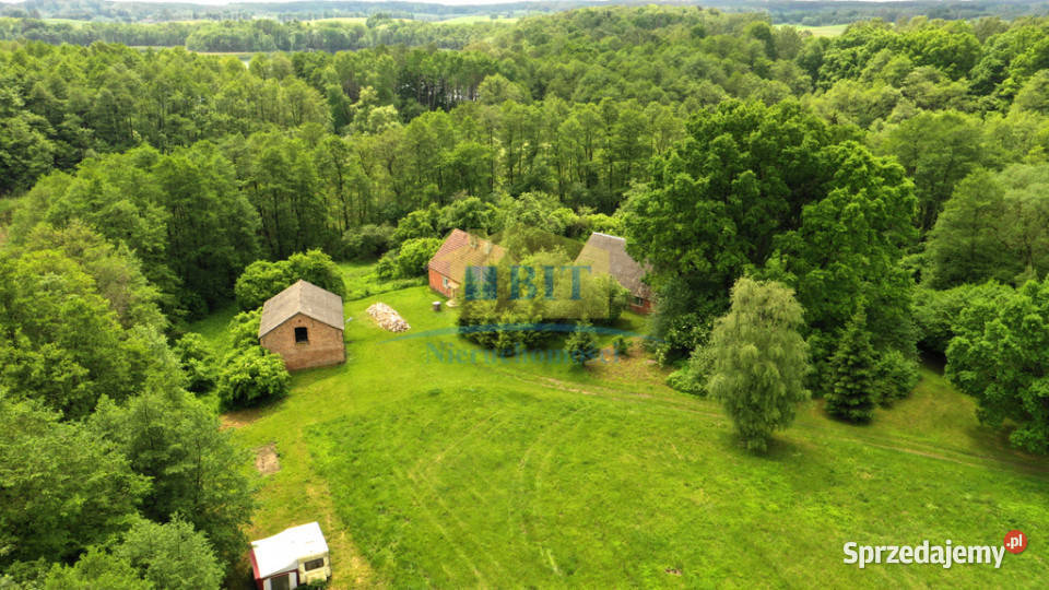Jezioro Drawsko półwysep Szymalów pow 575ha utwardzona