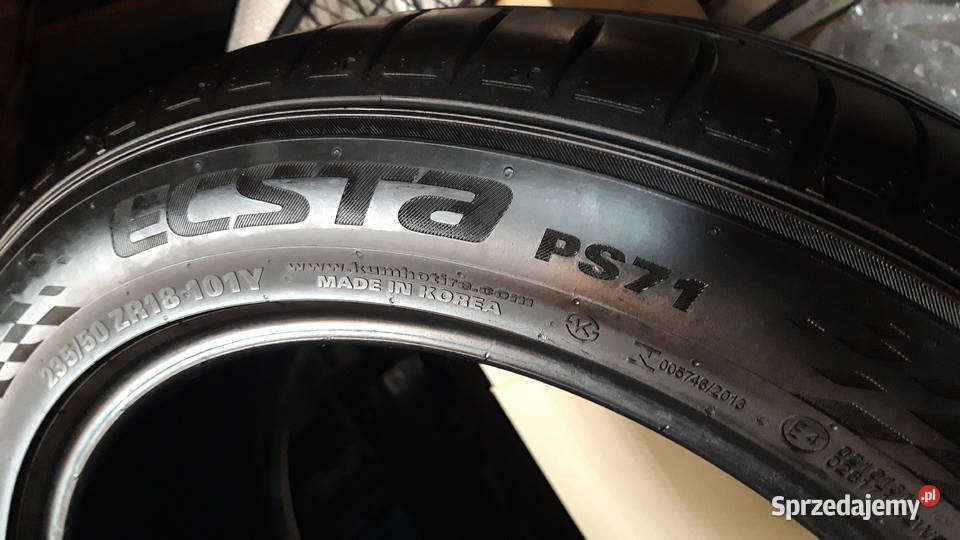 Opona letnia 23550ZR18 101Y Kumho Ecsta 71 50 Głuchołazy sprzedam