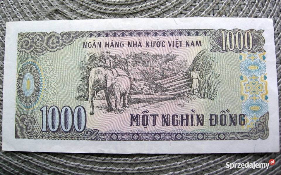 Wietnam 1000 Dong 1988r Kalisz