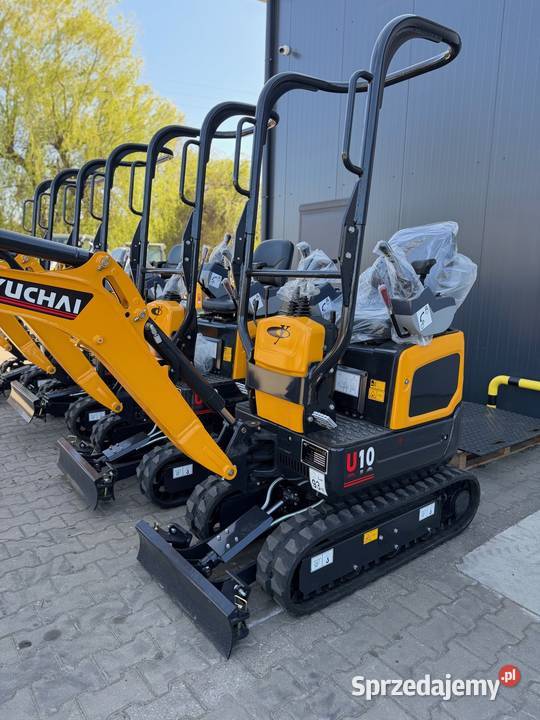 Minikoparka YUCHAI U10 silnik KUBOTA hydraulika nie mazowieckie Halinów