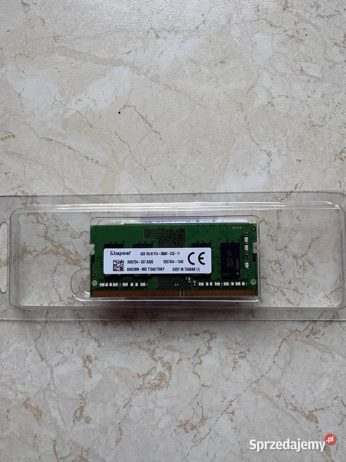 Pamięć Kingston RAM DDR4 SODIMM 2x4GB Elektronika Łódź