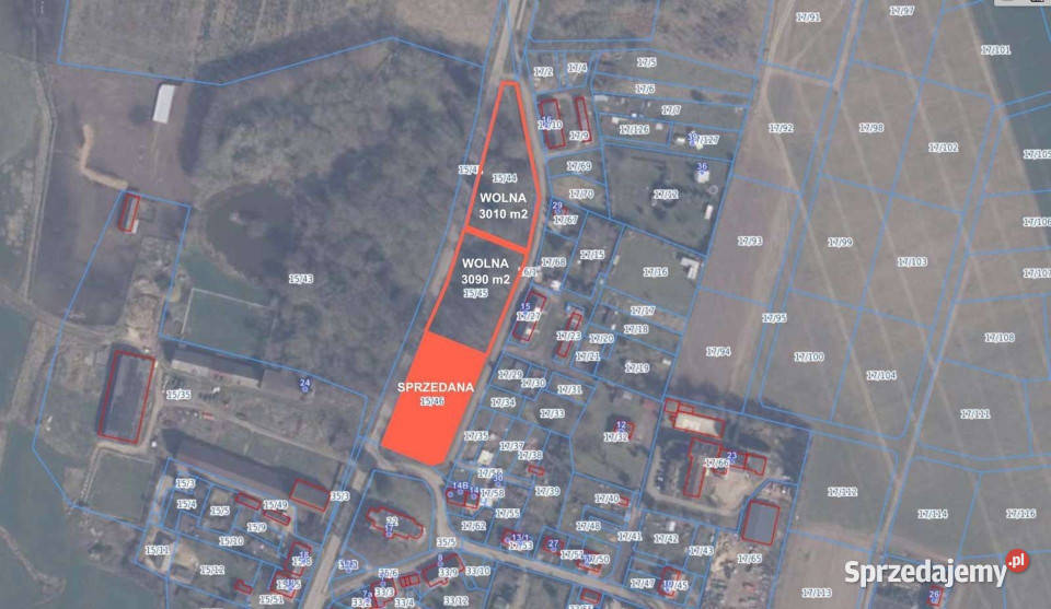 Działki budowlane w gminie Choczewo z Warunkami 3100m2 pomorskie Osieki Lęborskie