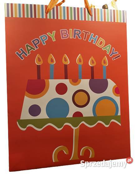 Torba Prezentowa Urodzinowa Happy Birthday Ostrowy nad Okszą