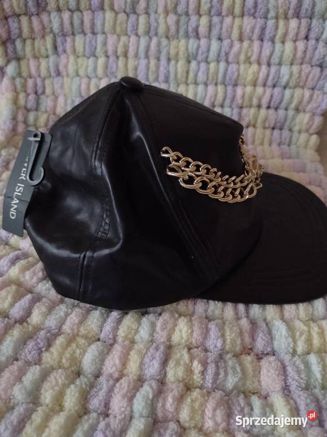 RIVER ISLANDSkórzana czapkaczapeczka z Kraków