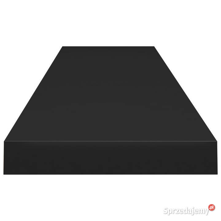 Półka ścienna czarna 120x235x38 MDF WM323841 mazowieckie sprzedam