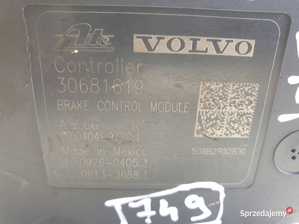 Volvo V70 III S80 II POMPA ABS Sterownik Rudka