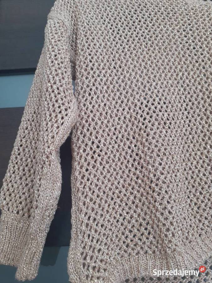 bluzka złota ażurowa SM sieć pomorskie Gdańsk