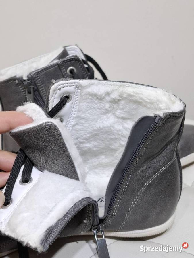 Alley 37 ocieplane botki sneakersy wiosenne Kraków