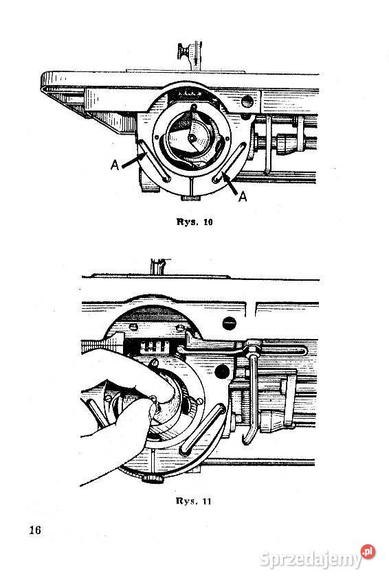 maszyna do szycia łucznik 437 438 instrukcja Stalowa Wola