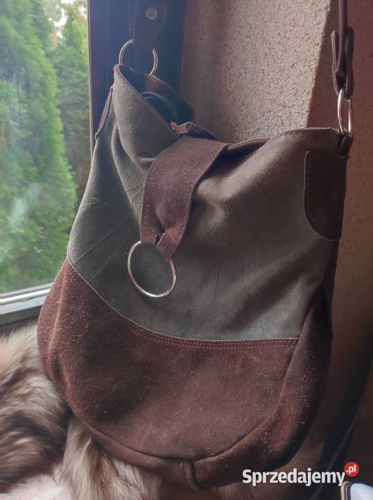 torba włoska torebka vintage retro prawdziwa Dla kobiet Galanteria i dodatki sprzedam