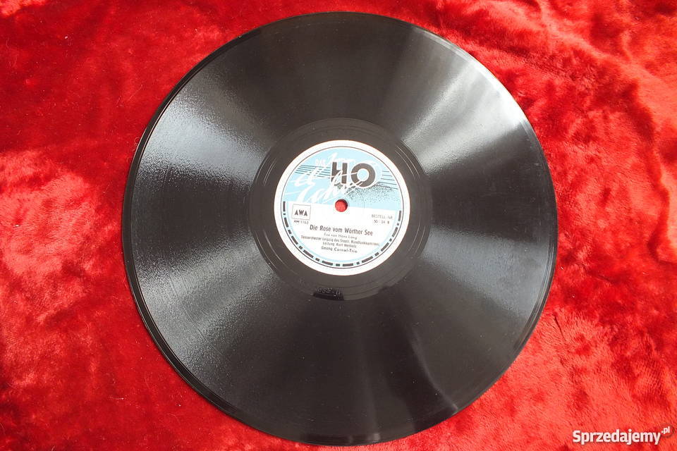 Płyta winylowa szelakowa niemiecka gruba ciężka płyta winylowa Żary