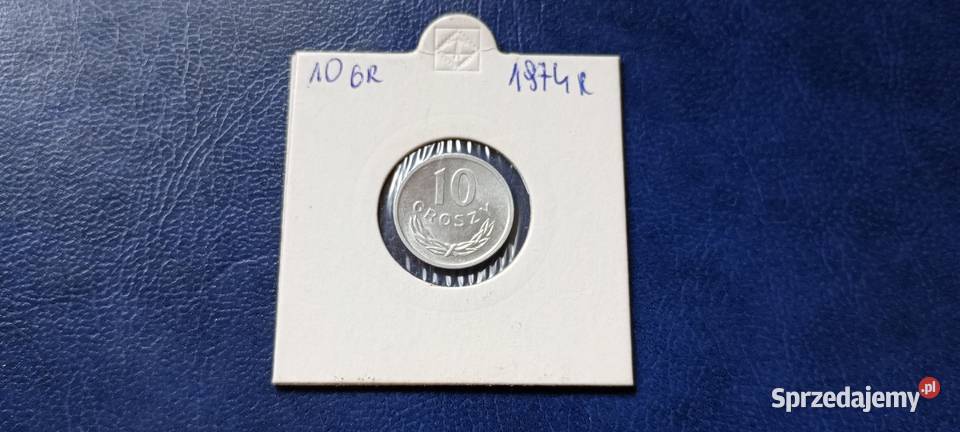 Stare monety 10 groszy 1974 Polska PRL mennicza