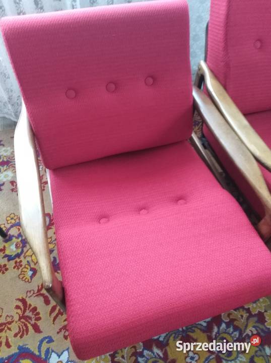Fotele vintage PRL lubelskie Łuków