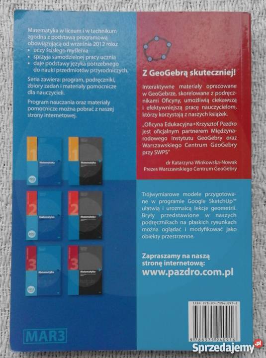 Matematyka M Kurczab E Kurczab E Świda matematyka Białystok