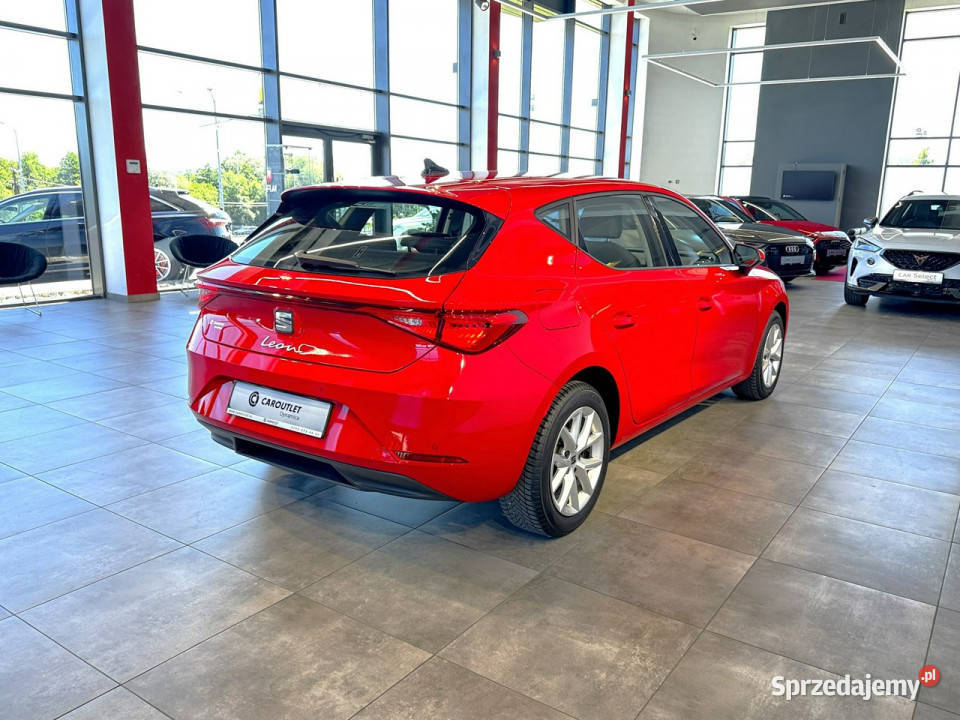Seat Leon Style 15TSI 130 M6 2021 r salon I kurtyny powietrzne Myślenice sprzedam